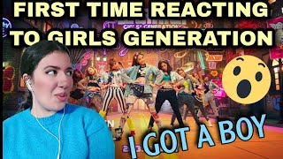 FIRST TIME REACTING TO GIRLS GENERATION I GOT A BOY MV