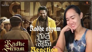 Movie Glimpse Radhe Shyam | Prabhas Pooja Hegde Radha Krishna Kumar| Angelica Reaction
