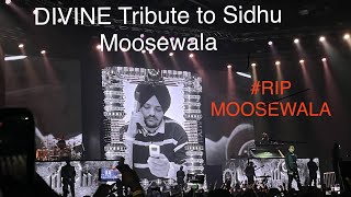DIVINE Tribute to SIDHU MOOSEWALA || Gunehgaar Album launch || Mumbai Concert