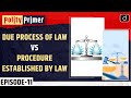 Due Process of Law vs Procedure Established by Law | Polity Primer | Drishti IAS English