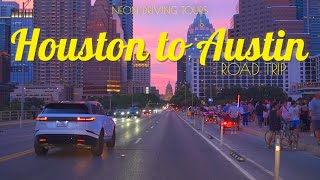 Houston to Austin Texas Complete Road Trip 8K HDR