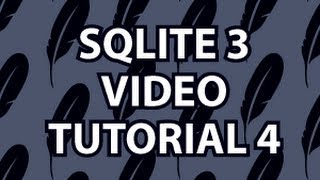 SQLite3 Tutorial 4