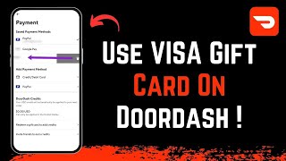 How to Use Visa Gift Card on DoorDash