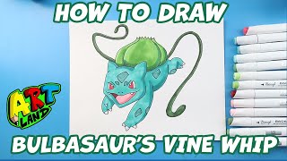 How to Draw Bulbasaur's Vine Attack