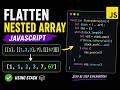 Flatten Nested Arrays in JavaScript | Stack Interview Question Explained