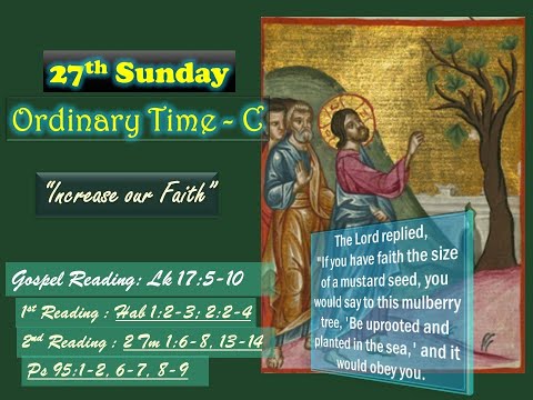 27th Sunday In Ordinary Time - Year C (Holy Mass Readings, Voice ...