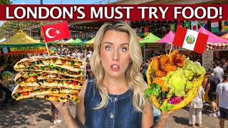 Trying London's SECRET Food Market Was Crazy!!