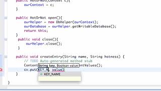 Android Application Development Tutorial 117 Inserting Data into SQLite Database