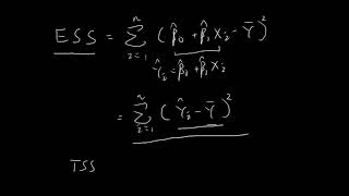 Explained Sum of Squares (ESS) | Simple Linear Regression