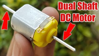 How To Make Dual Shaft DC Motor