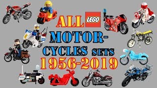 ALL Lego MOTORCYCLES sets 1956-2019