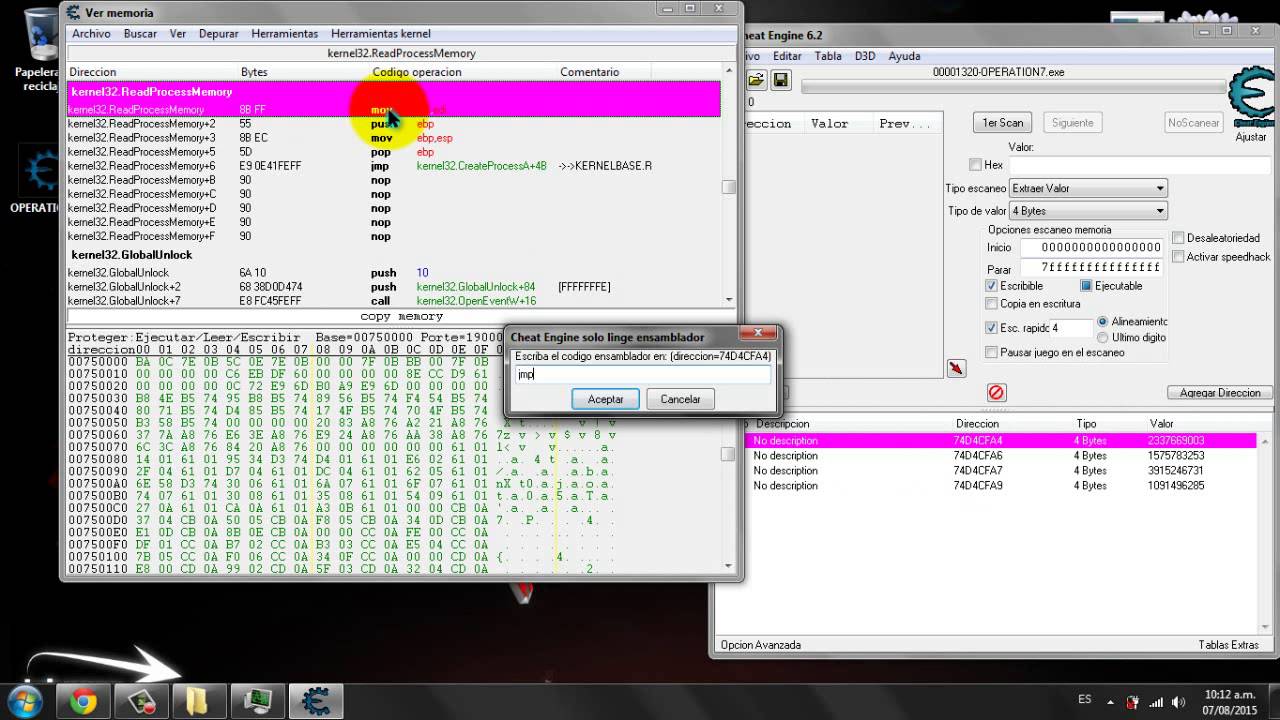 Operation7 Hack Readprocessmemory Youtube