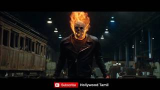 [தமிழ்] Ghost rider Transformation from human to Gost Rider scene in Tamil | Super Scene | HD 720p