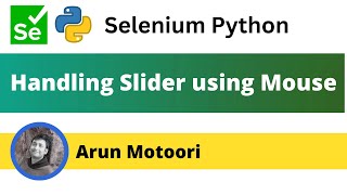 Handling Slider using Selenium Python (Selenium Python)