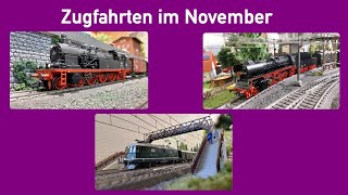 Zugfahrten im November