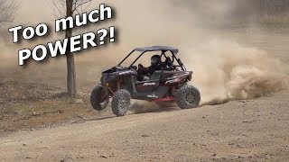 Turbo swapped RZR RS1 hits the track for a LAP BATTLE! It's INSANE!