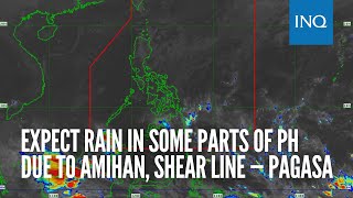 Expect rain in some parts of PH due to amihan, shear line — Pagasa