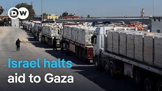 How Israel's cutting off aid to Gaza will impact millions of Palestinians | DW News