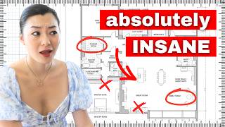 Fixing the worst design mistakes in an AI house plan