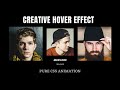 CSS Image Hover Effect | Text Reveal on Hover