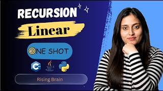 Master Linear Recursion 🔥 | from Brute force to Advanced| Java | Python | C++