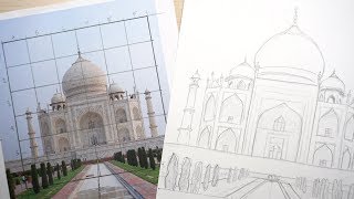 How to use a Grid to Draw and Transfer Images