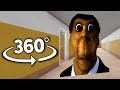 The Obunga chase you In abandoned Old School but it's 360 degree video