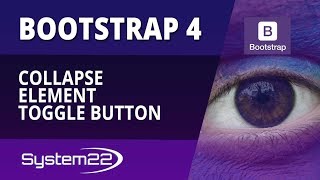 Bootstrap 4 Basics Collapse Element Toggle Button