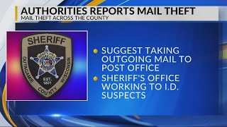 Authorities reports mail theft in Outagamie County
