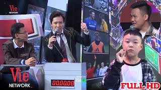 Trấn Thành nghẹt thở trước màn thi đối kháng của 2 "siêu trí tuệ" sử học Tuấn Minh - Phước Vinh