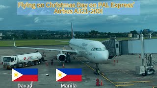 PAL Express Airbus A321-200 [RP-C9927] Economy Class | Davao to Manila