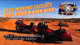 Outback Australia on Harley Davidson's.  What are you waiting for?