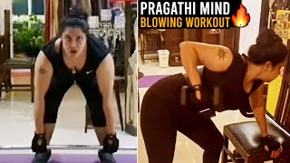 Actress Pragathi MIND BLOWING Workout Video | Pragathi Latest Gym Video | Daily Culture
