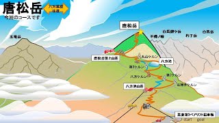 【唐松岳：秋】出会いと発見の感動稜線！