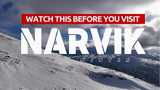 Narvik City Tour Northern Norway Scandinavia drone footage