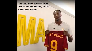 Tribute to Tammy Abraham, from Chelsea to Roma.