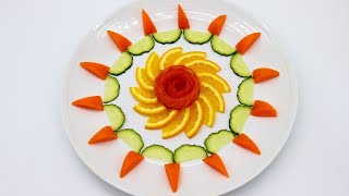 Easy Salad Decoration: Unbelievable Vegetable & Fruit Carving Ideas/ cutting Tricks /Fruit Art Party