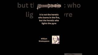 William Shakespeare Quotes || Quotes || Beautiful Words For Beautiful Life || #shorts  #ytshorts