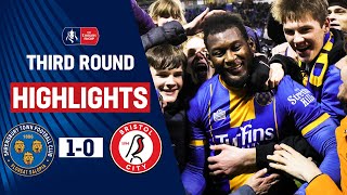 Pierre's Winner Knocks Out The Robins | Shrewsbury Town 1-0 Bristol City | Emirates FA Cup 19/20