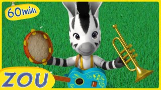 ZOU suona la musica | 1 ora di ZOU in Italiano 🦓 | Cartoni animati per bambini