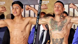 JAIME MUNGUIA VS GABE ROSADO - FULL WEIGH-IN AND FACE OFF VIDEO