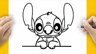 HOW TO DRAW STITCH EASY STEP BY STEP FOR BEGINNERS