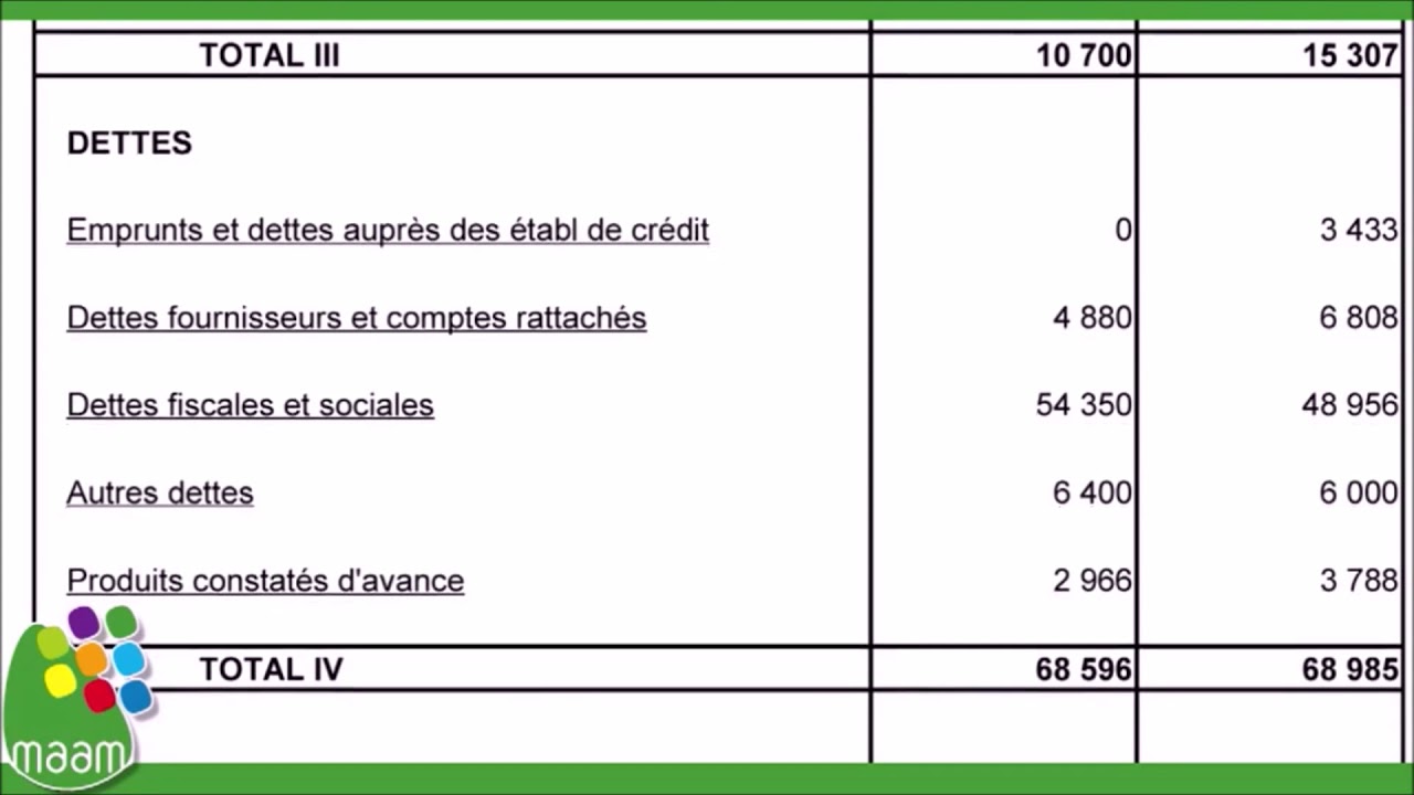 Exemple Bilan Financier