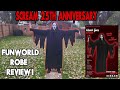 COMPARING THE FUNWORLD 25TH ANNIVERSARY MOVIE EDITION GHOSTFACE COSTUME TO A SCREEN WORN HERO ROBE!!