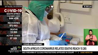 COVID-19 Pandemic | South Africa's coronavirus related deaths reach 15 265