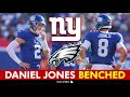 Giants BENCHED Daniel Jones In EMBARRASSING Loss To Philadelphia Eagles