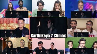 KARTHIKEYA 2 MASS CLIMAX SCENE REACTION MASHUP😎👌😎 | NIKHIL , ANUPAMA | #karthikeya2 | ONLY REACTIONS