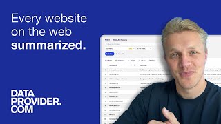 Jorn talks Summaries on Dataprovider.com
