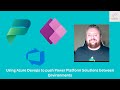 Pushing Power Platform solutions between environments using Azure DevOps