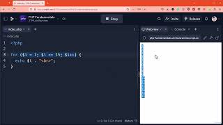 12. For Loop in PHP Explained | Complete Modern PHP Developer Course